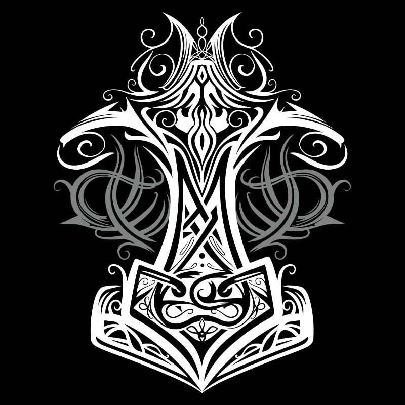 Marteau de Thor Mjolnir Viking symbole