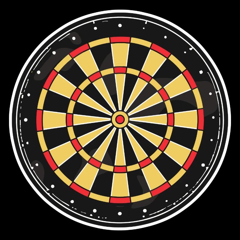 Graphique du jeu de fléchettes