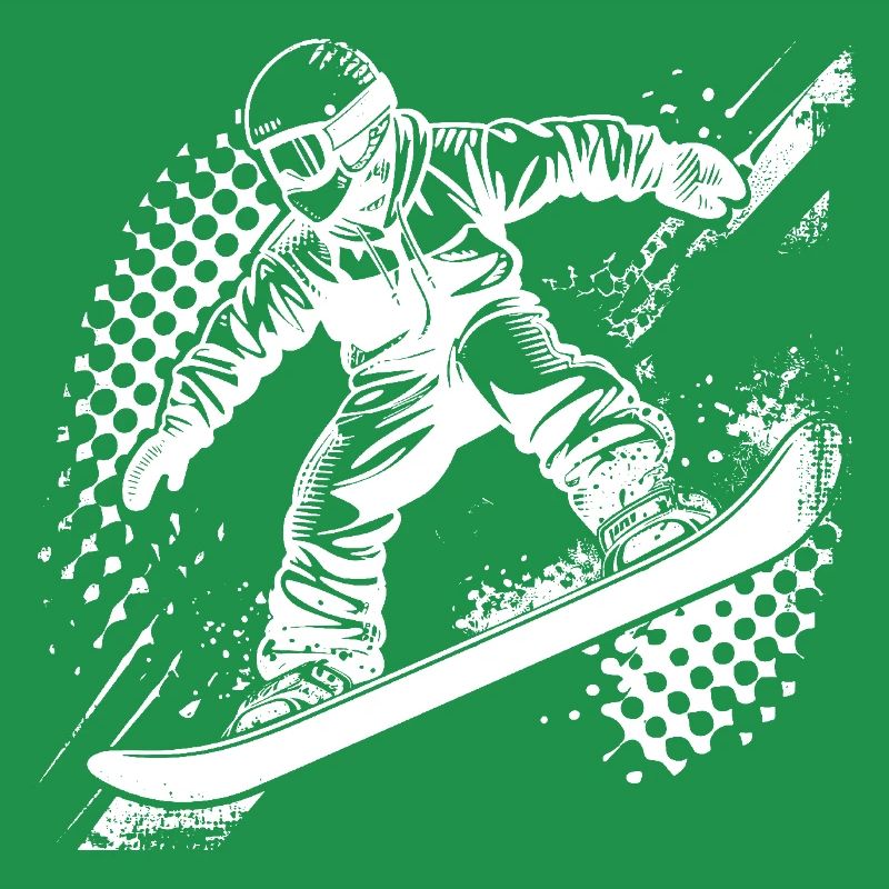 Snowboarder Drawing