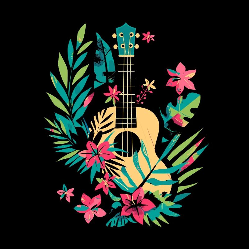 Ukulele Comic Look