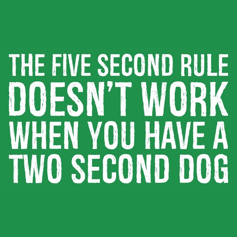 the five second rule doesn't work when you have