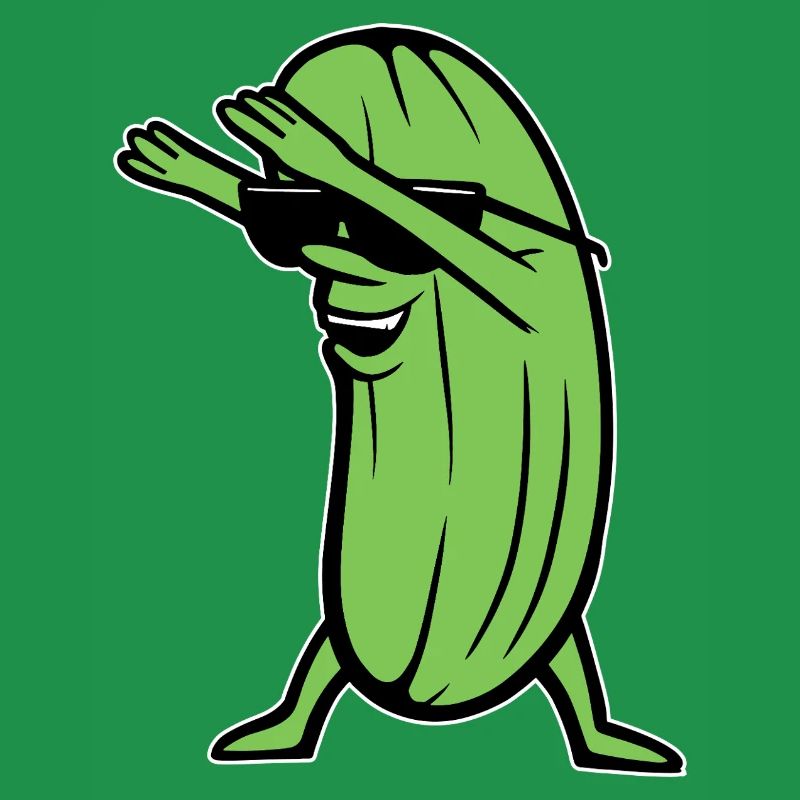 Dabbing Cucumber Dabbing Dab Dance Hip-Hop Dance Pose