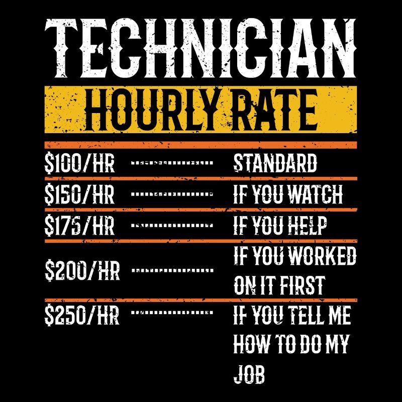 Technicien Taux horaire Technicien de maintenance Tech