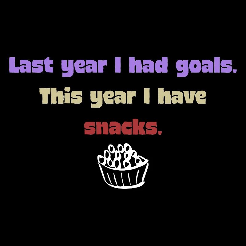 Lustiger Neujahrsspruch - Snack