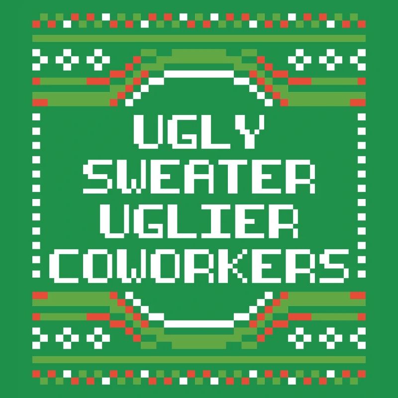 Pull de Noël moche de bureau Pull humoristique de bureau