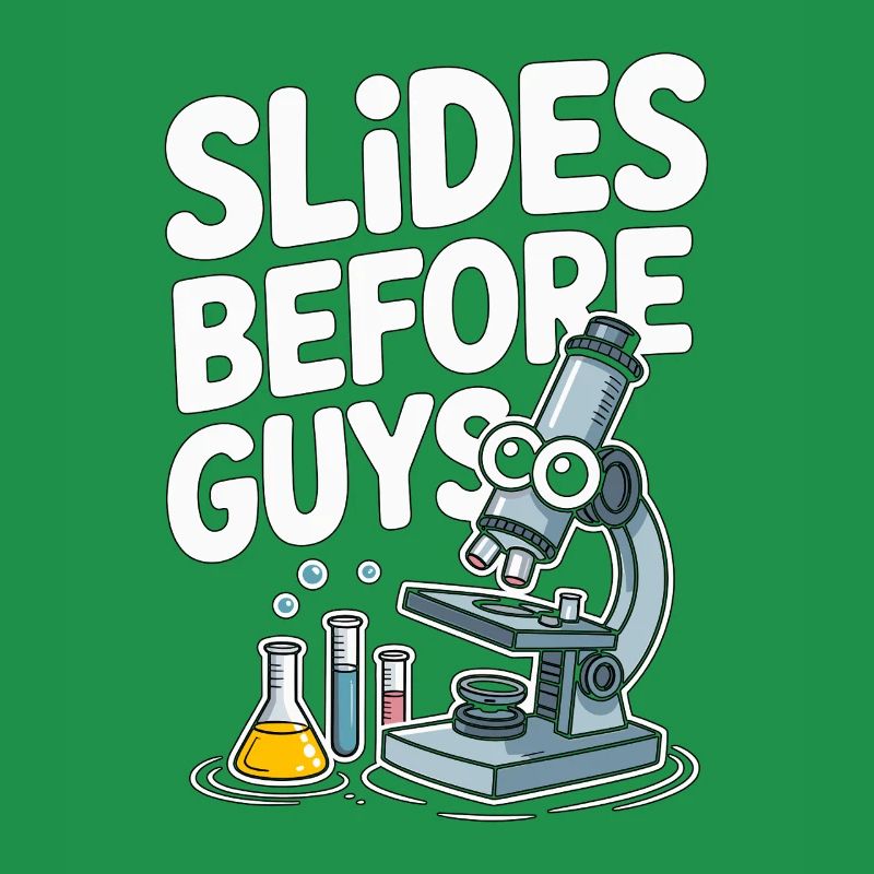 Lab Technician Slides Before Guys Laboratory Work