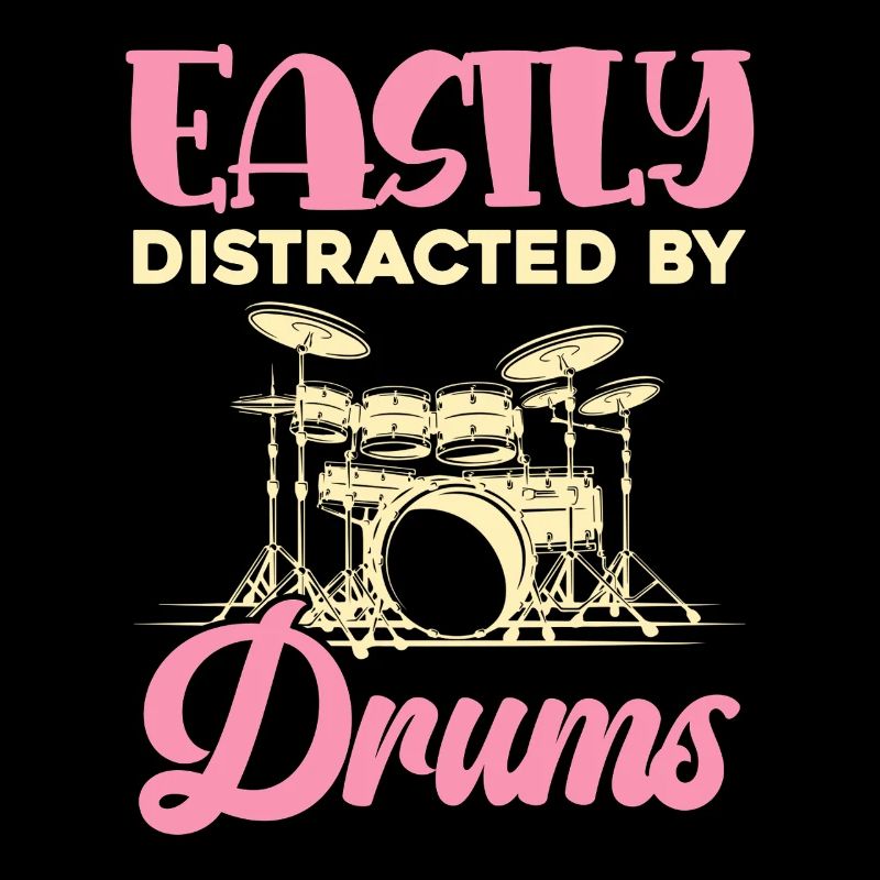 Easily distracted by drums