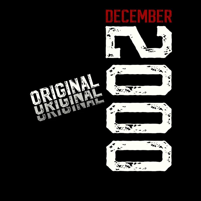 25e anniversaire Original Décembre Année 2000