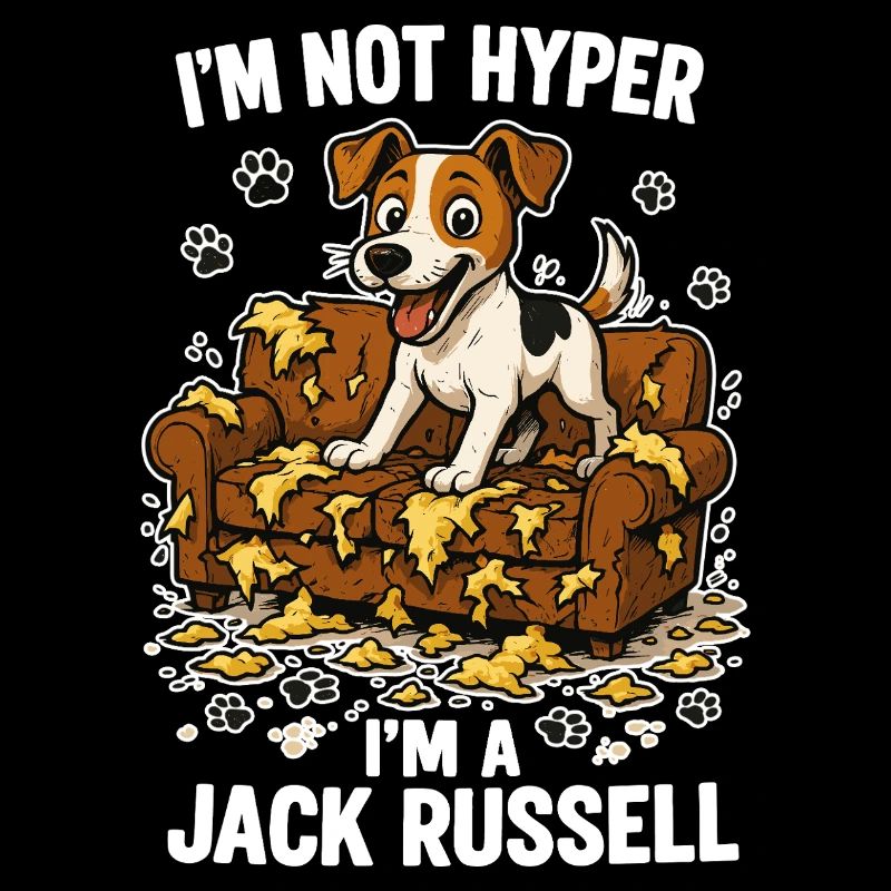 Jack Russell Terrier witzig hyperaktiv Geschenk