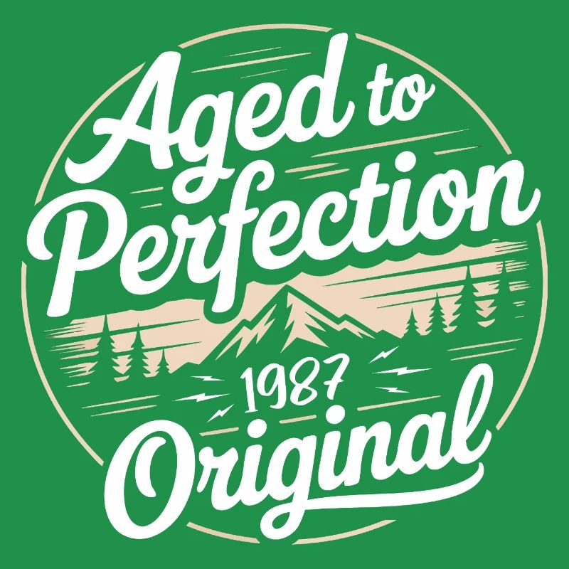 Vintage 1987 Born Retro Original 1987