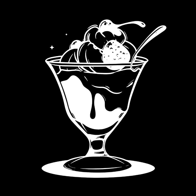 Eiscreme Eisbecher
