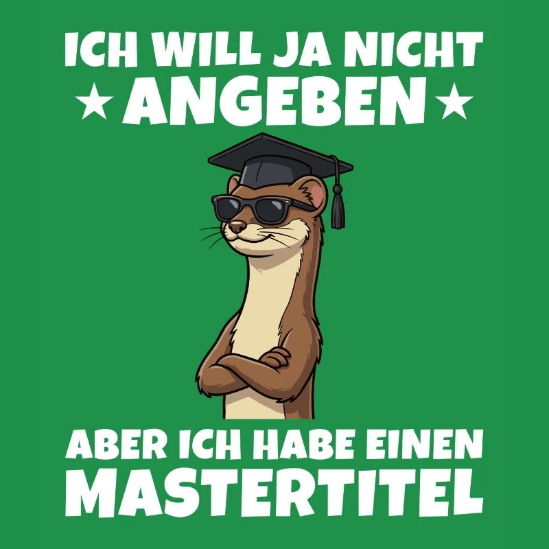 Mastertitel geschafft Wiesel Studium Abschluss