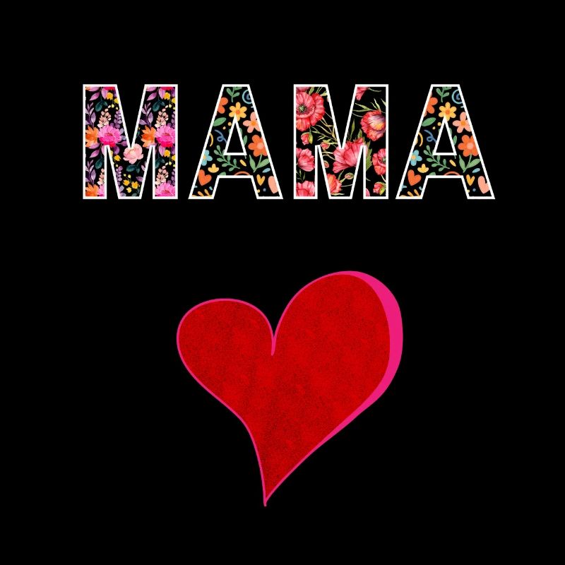 Mama Blumen Design Muttertag Geschenk Liebe