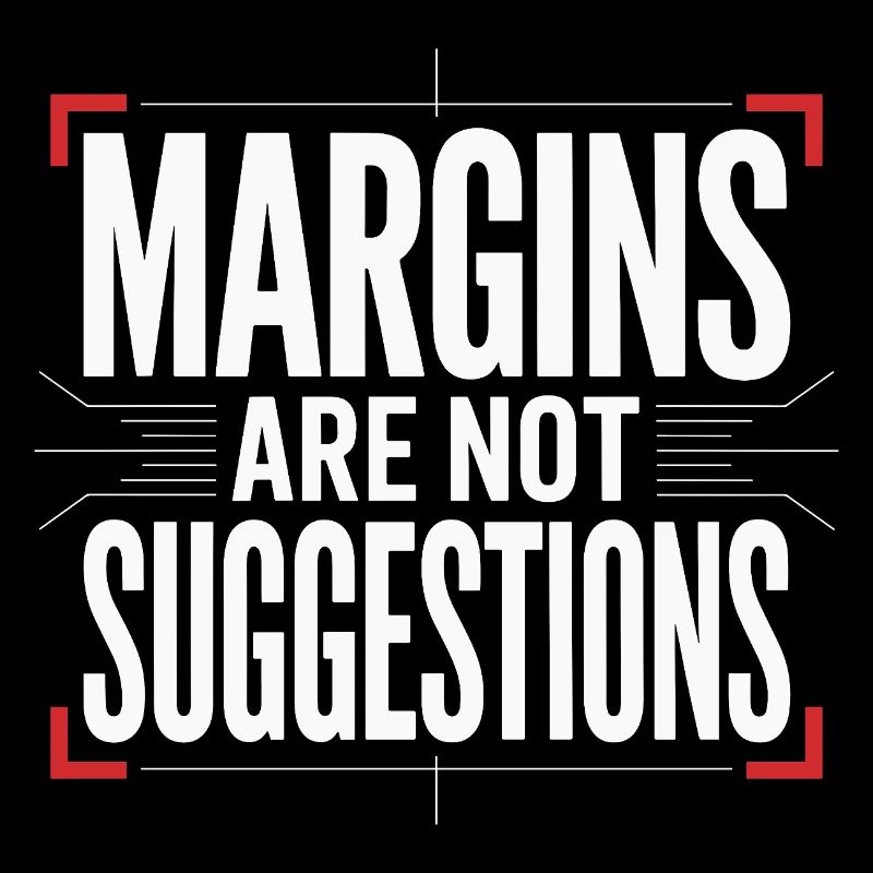 Les marges du designer d’impression sont des designers experts en impression