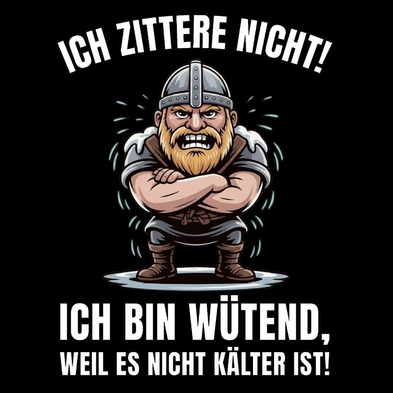 Wikinger brüllt: Kälte ignorieren