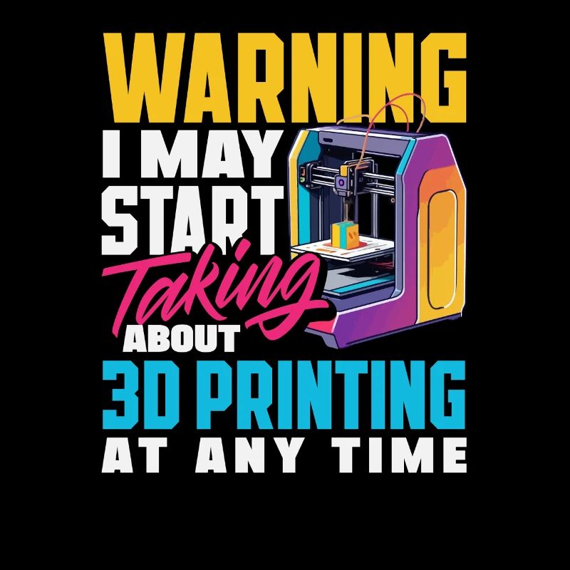 Warnung Könnte Über 3D Druck Sprechen Drucker