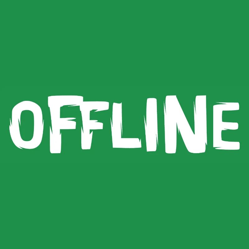 offline Schriftzug - comic Stil Sprüche