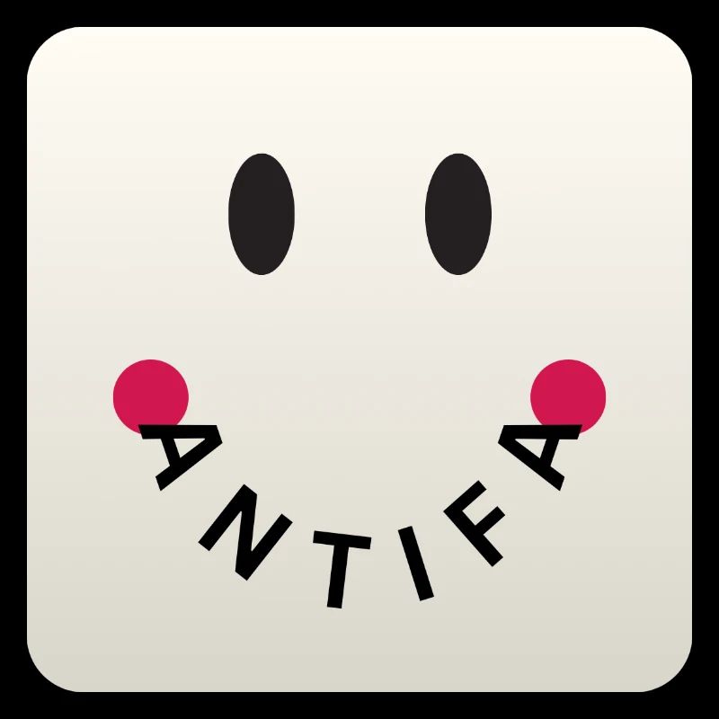 Friendly Antifa Greige | Gradient Design Smile