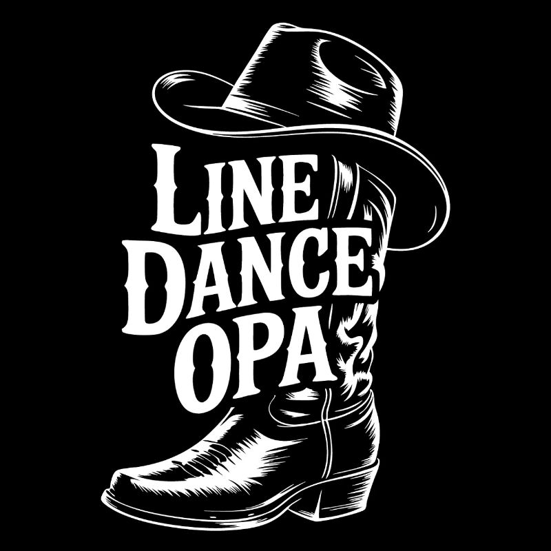 Line Dance Ops Western Boot Tee