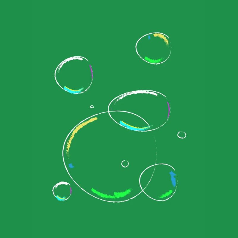 Soap bubbles soap colorful circles