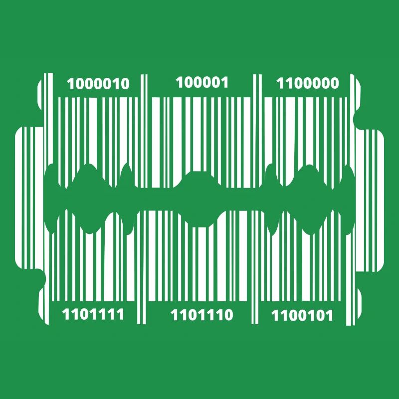 Rasierklinge mit Code