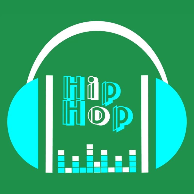 Neonkopfhörer mit Equalizer-Design