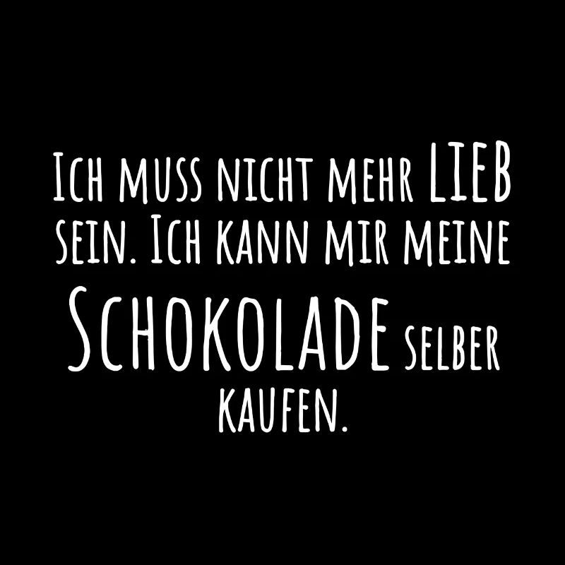Ich kaufe mir Schokolade selbst