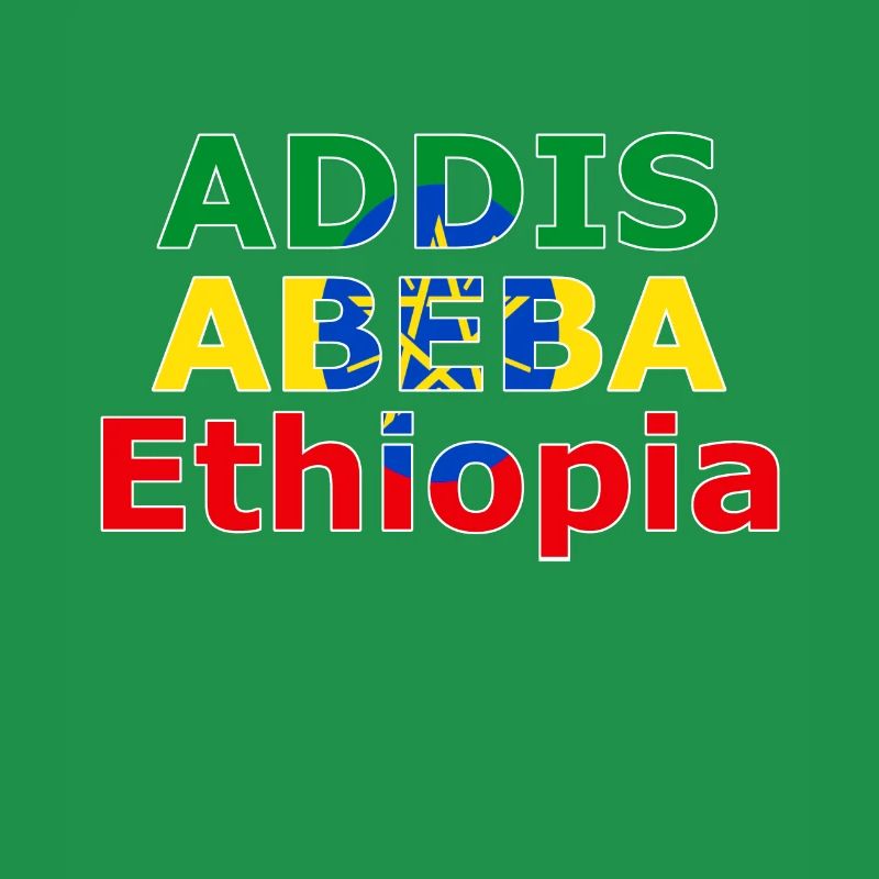 Addis Ababa Ethopia Farbdesign