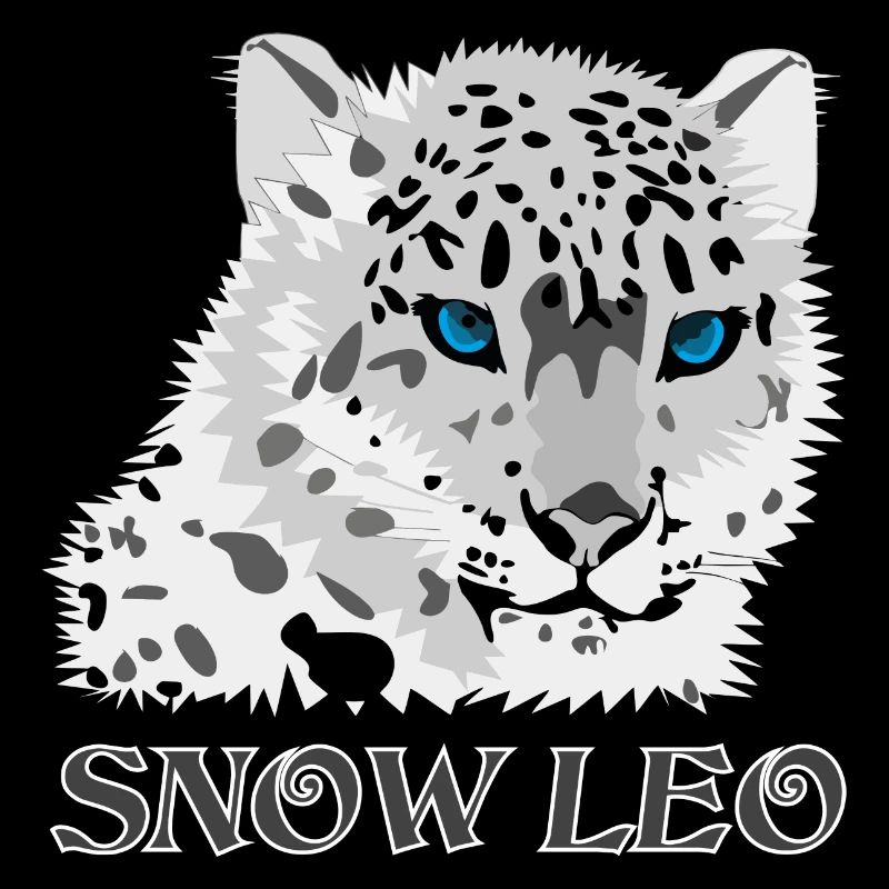 Schnee Leopard Raubkatze