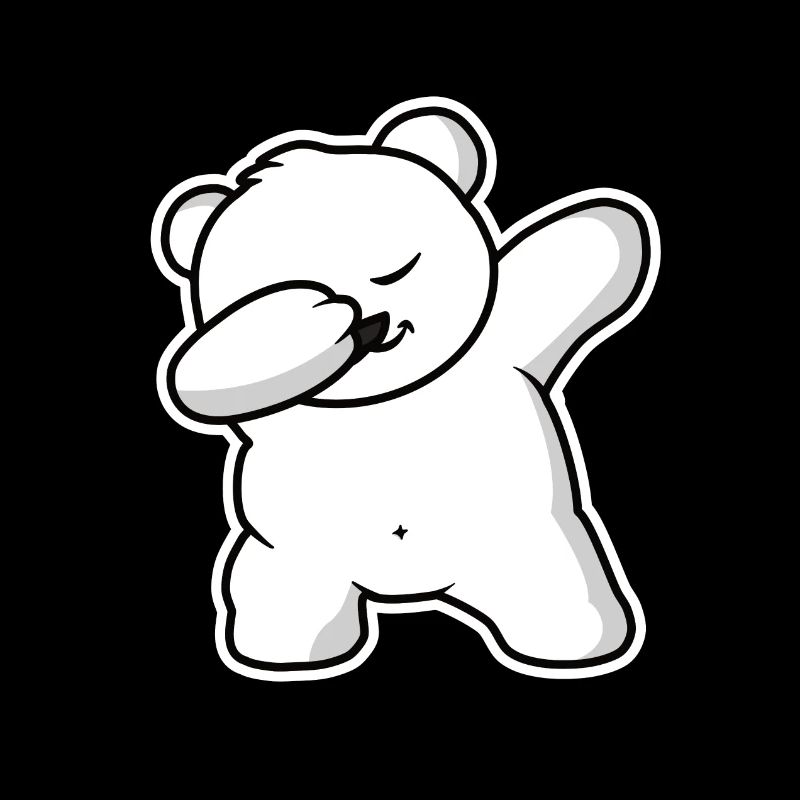 Winter Baer Eisbaer Dab