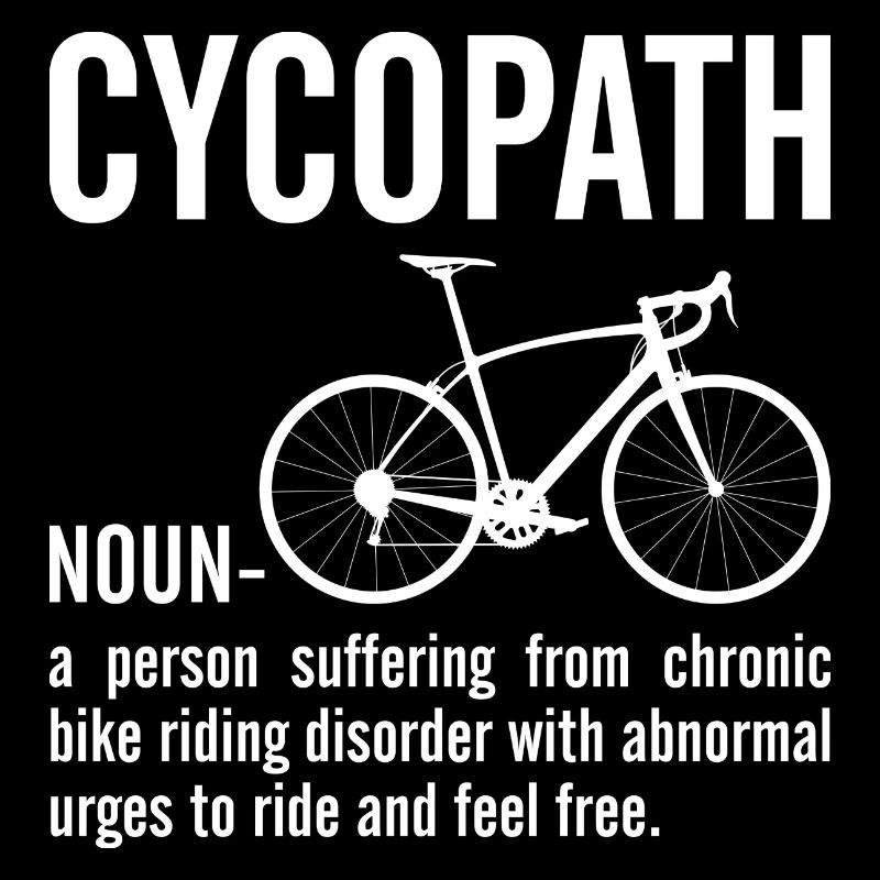 Cyclopath Bicycle Bold Quote Tee