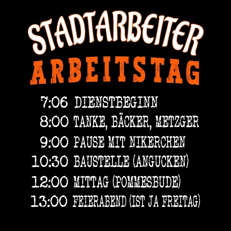 Stadtarbeiter Arbeitstag - Bauhof Mitarbeiter