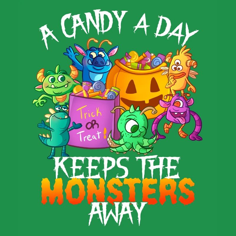 One Candy Per Day Keeps The Montser Far Halloween
