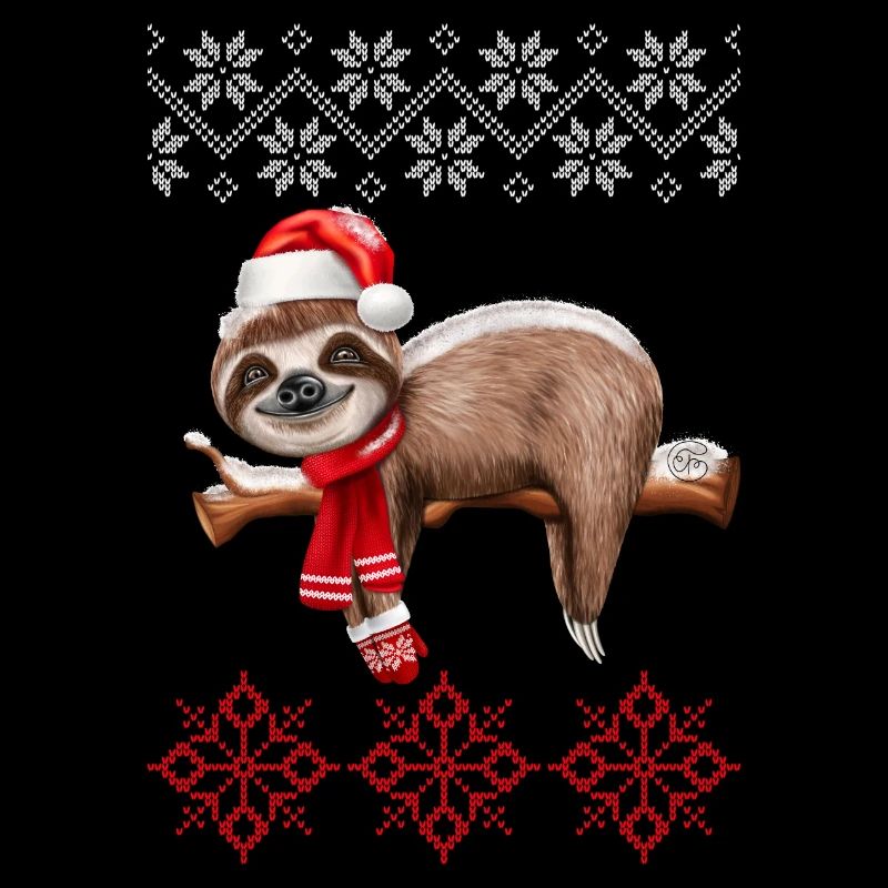 Ugly Christmas Sloth