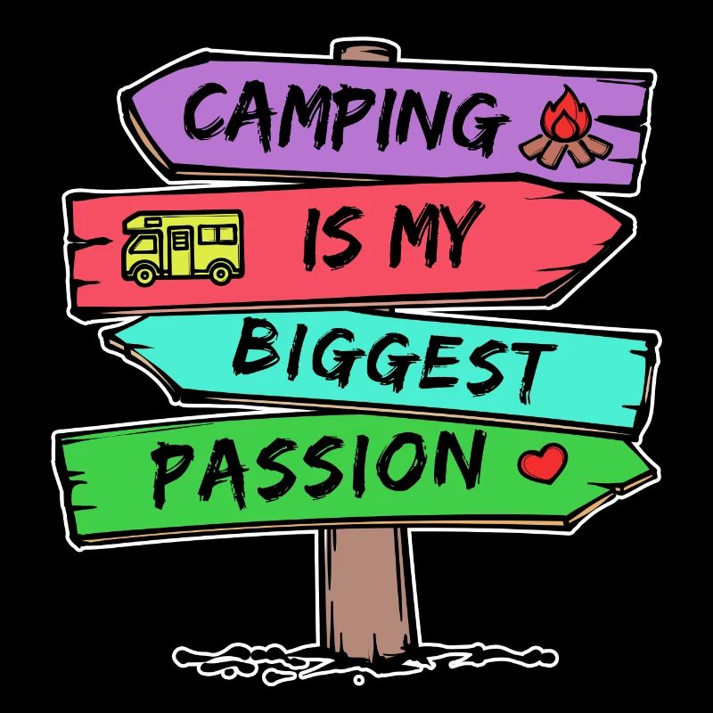 Camping Statement Wohnmobil Herz Camper Relaxen
