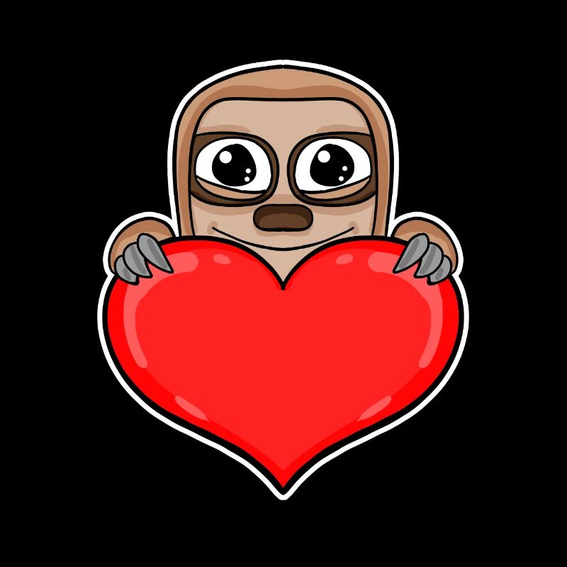 Sloth Heart Romantic