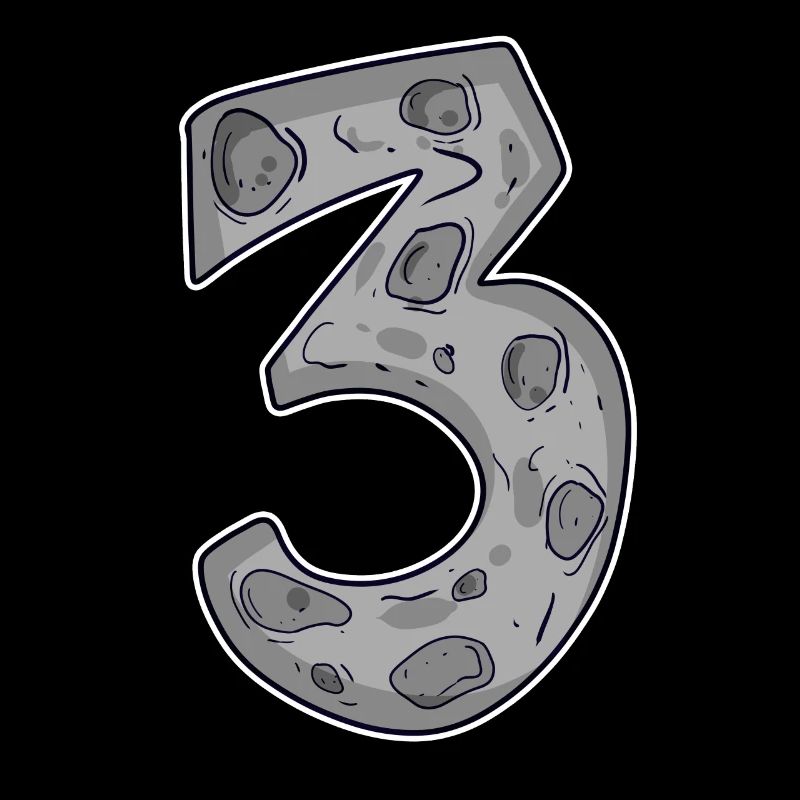 Three - 3 - Number 3 - Number 3