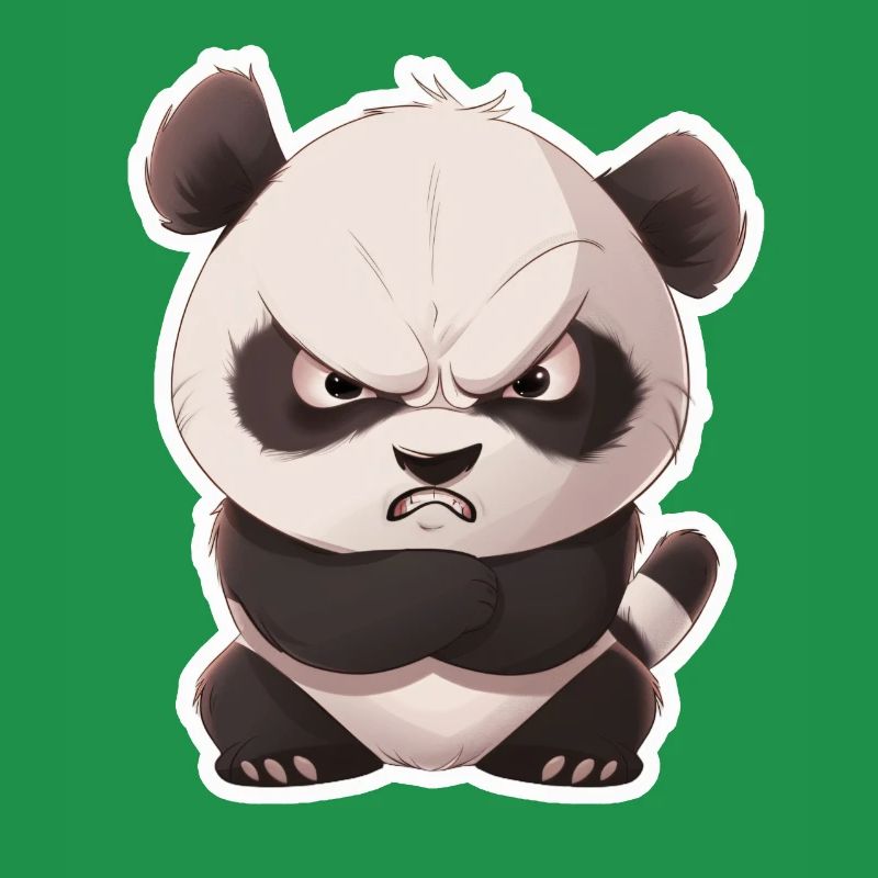 Süßes Pandababy Panda eingeschnappt