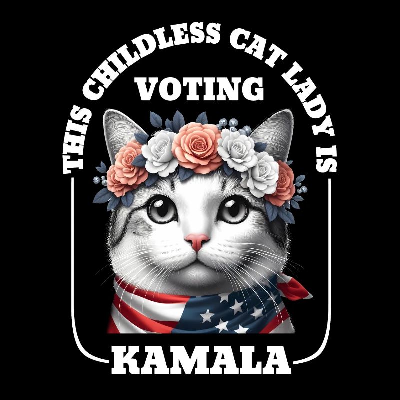 This childless cat lady is voting Kamala Harris