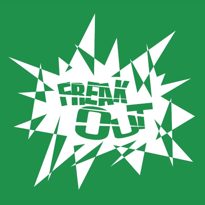 Angular Explosion Burst Text