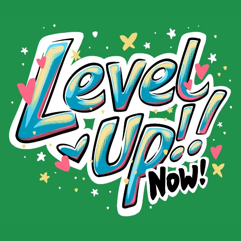 Vibrant Inspirant 'Level up now !' Conception du devis