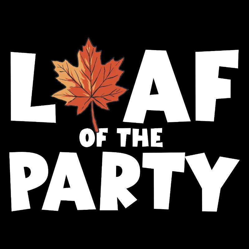 Blatt der Party Happy Fall Ernte Herbstblatt