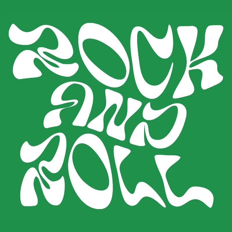 Rock and Roll Typography Design