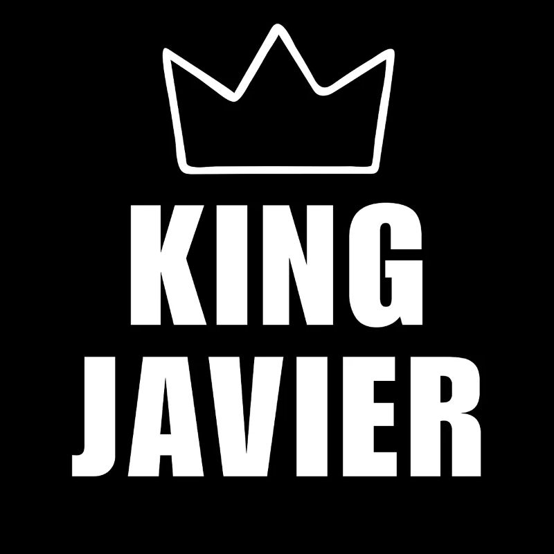 Javier Name mit Buchstabe J - King Crown Hemd