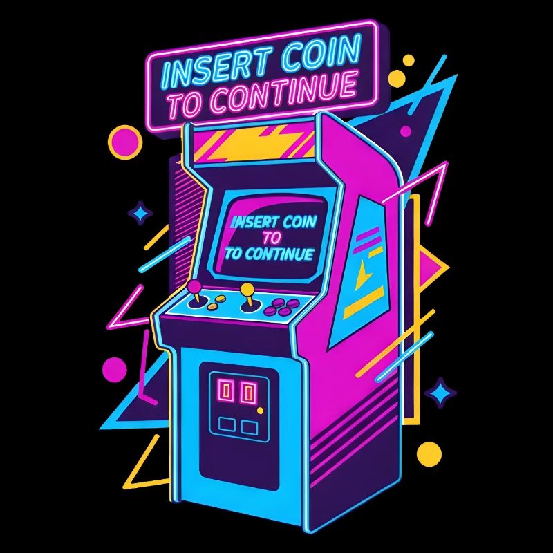 Conception d’arcade rétro pour les joueurs et les joueurs