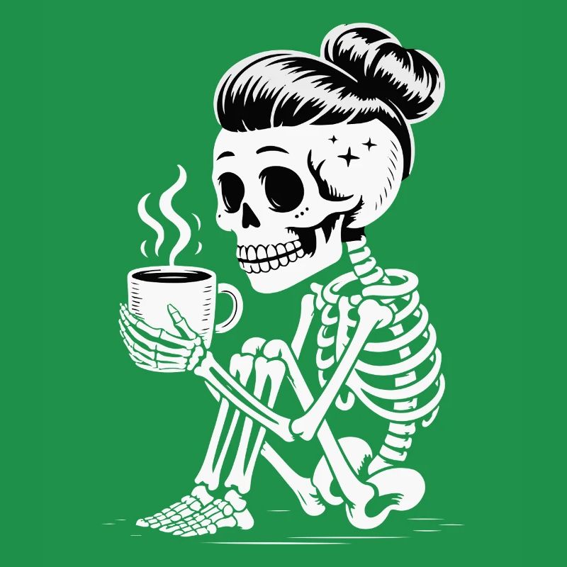 Skeleton Sipper Coffee