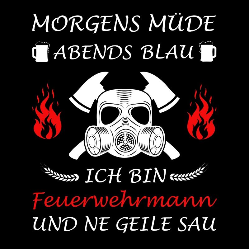 Firefighter Fire Brigade Comrade Ffw Funny