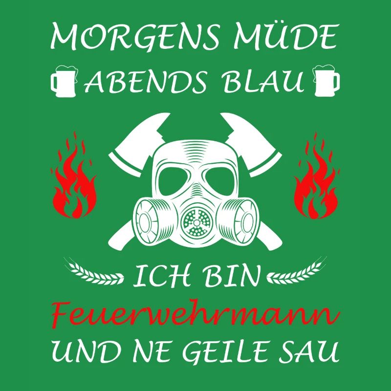 Firefighter Fire Brigade Comrade Ffw Funny