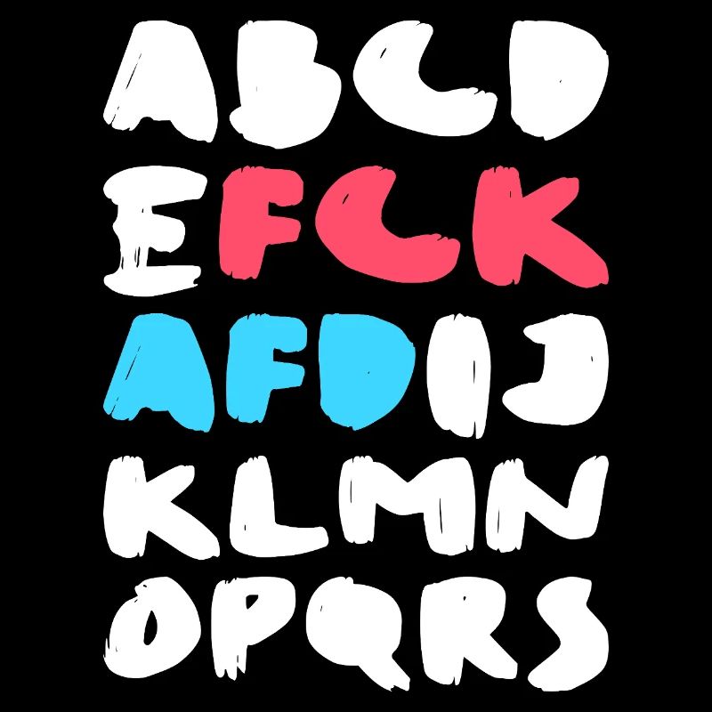 FCK AFD | Politisches Statement Design