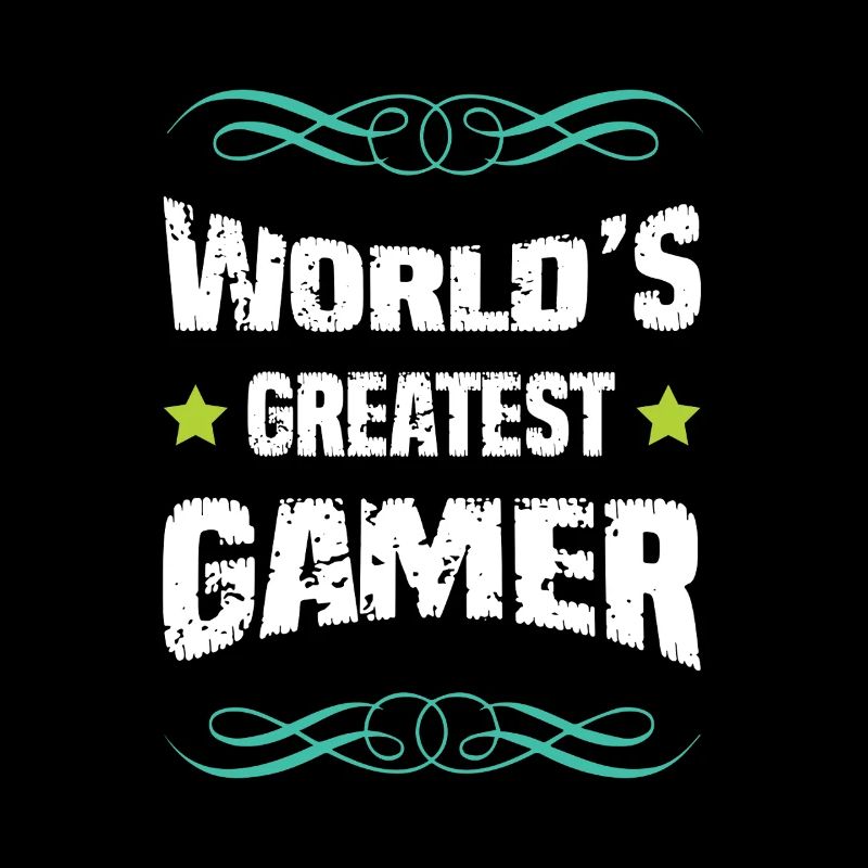 Weltbester Gamer – Distressed Design